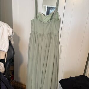 Elegant Sage Green Bridesmaid Dress, fits like size 14